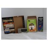 Assorted VHS Tapes, Aquarium Heater & more