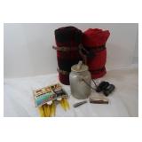 Saddle Blankets, Power Pegs, Aluminum Container