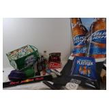 Rolling Rock Cooler,Crown Royal Bags & more