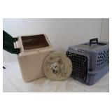 Small Pet Taxi(19"x12"x10"), Dog Food Keeper