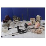 Yard Decor-Hedgehogs, Rabbit, Frog, Seashells&more