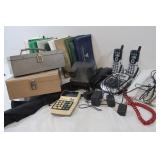 Office Lot-Telephones, Money Bags, Umbrella &more