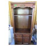 Pine Bookcase(some wear)-76 1/2"Hx32Wx19"D