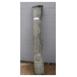 Gray Indoor/Outdoor Carpet Remnant-72"W