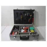 Aluminum Padded Case w/Tools-B&D Drill, Tape Meas&