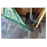 Garden Tool Lot-Hoe, Rake &more