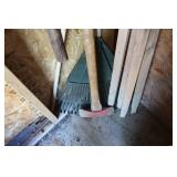 Vintage Mattock, Shovels, Dbl Bit Ax & more