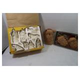 Porcelain Nativity Set &more