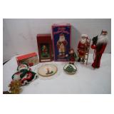 1995 Santa-Kris Kringle & Misc Christmas Decor