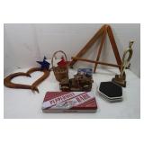 Tin Fire Truck Music Box & more