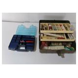 2 Fishing Tackle Boxes w/Contents