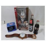 Misc Lot-Football Figurine, PennState Mug,Coke
