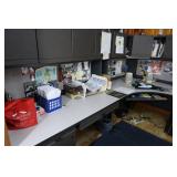 Corner Desk & Return Unit-107x43x66"-No Contents