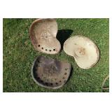 3 Vintage Tractor Seats