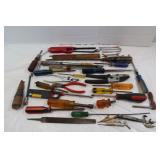 Tool Lot-Scredrivers, Pliers & more