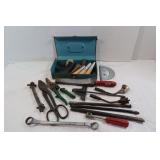 Hand Tools w/Metal Box