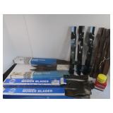 3 New Mower Blades #134-149, 10 Used CubCadet
