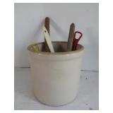 Vintage Crock(cracked) & more