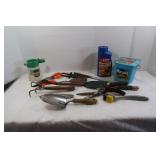 Miracid & Garden Tool Lot