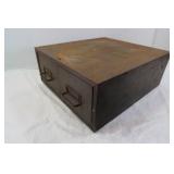 2 Drawer File Cabinet w/Contents-14x6x17"