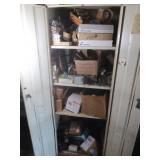 Metal Cabinet w/Contents(many NIB)-24x20x72"H
