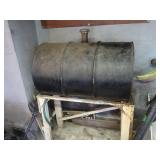 50 Gal Oil Tank w/Stand(partially filled)