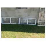 2 Vintage Windows-24x54", 20 1/2"x108"