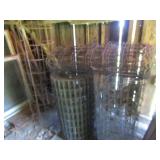 4 Rolls of Metal Fencing