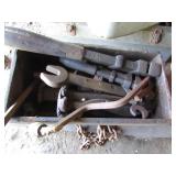 Vintage Hand Tools w/Wood Box