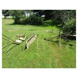 Vintage Metal Playground Set