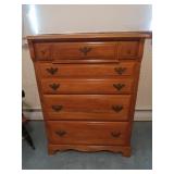 Maple Chest of Drawers-34x19x45"H