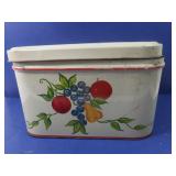 Vintage Metal Bread Box-14"Wx10"Dx8"H