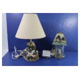 2 Decorative Lamps(1-9", 1-16")