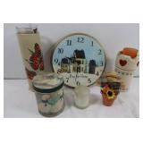 Country Themed Clock & Decor