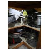 Contents of Cabinet-Pots, Pans & more