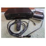 Sansui VCR w/Remote&Pansonic TapeCassette Recorder