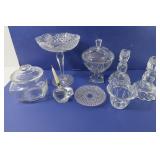 Glass Canisters, Bowls, Candle Holder & more