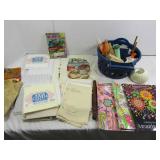 Crochet/Sewing Supplies, many Crochet Hooks