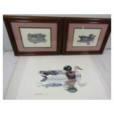 3 Duck Prints by Richard Sloan(1-16x20,2-11x14)