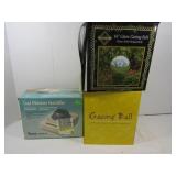 2 Gazing Balls(some damage), Cool mist Humidifier