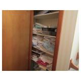 Contents of Bathroom Closet-Linens, Towels & more
