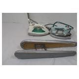 Rowenta Precision Iron, G.E. Iron, mini ironing bd