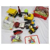 Vintage Toys-Jeep, Construction, Cowboys&more