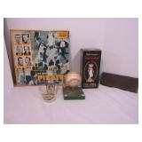 Chuck Tanner Autographed Ball, Pirate Bobblehead