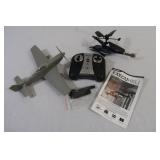 Wireless Indoor Helicopter & P-51 Model