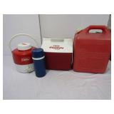 Coleman Drink Cooler, Thermos, Little Playmate