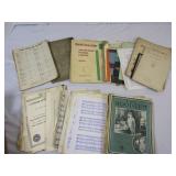 Vintage Sheet Music & Ledger
