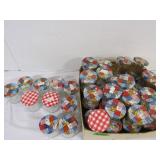 Large Lot-Pint Jars & Lids
