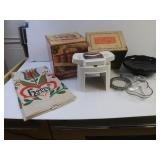 Tin Canister Set, Veg-o-matic &more