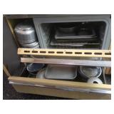 Large Lot-Alum Teapot, Baking Pans, &more